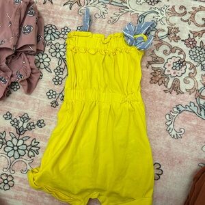 Yellow baby Romper